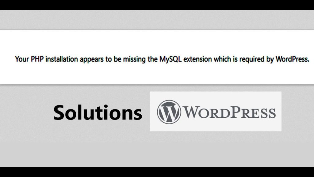 Quick Fix: your php installation appears to be missing the mysql extension which is required by wordpress.